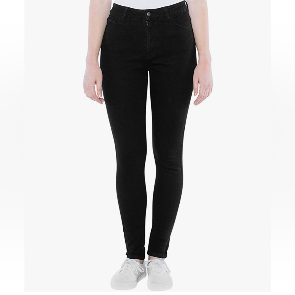 American Apparel Women's Black Pencil Jean Size XS